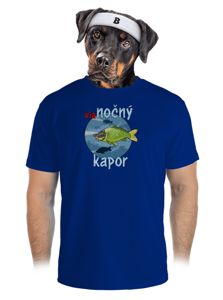 Vianočný kapor pánske športové tričko Royal Blue Mal