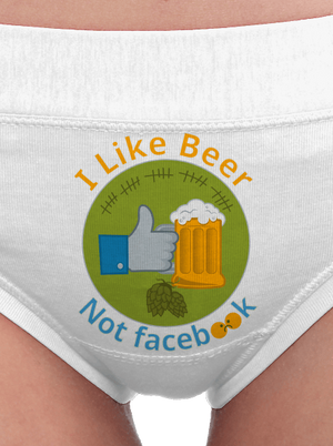 I like beer dámske nohavičky White