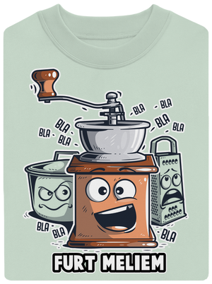 Mlynček unisex mikina bez kapucne Blush Mint