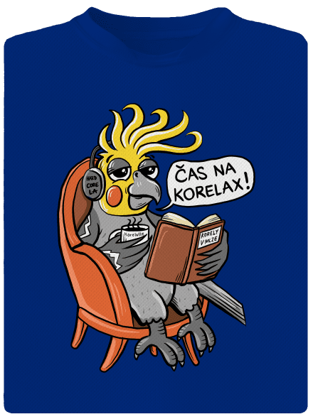 Korelax pánske športové tričko Royal Blue Mal