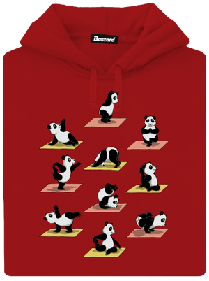 Pandia jóga dámska mikina klokanka Red Mal