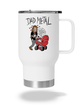 Dad metal termohrnček White