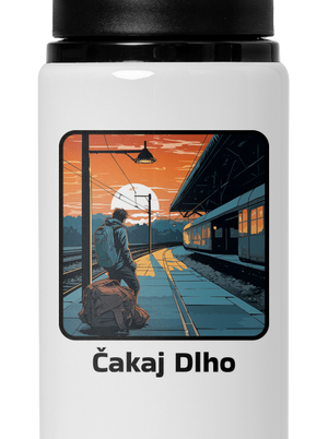 Čakaj dlho flaša na vodu White