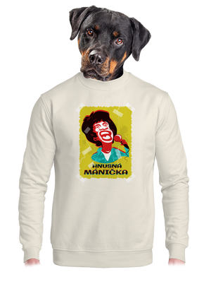 unisex mikina bez kapucne