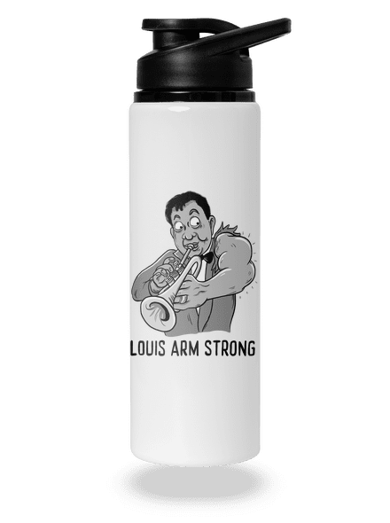 Louis Armstrong flaša na vodu White