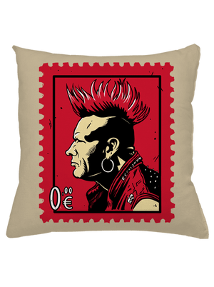 Známka punku vankúš Beige