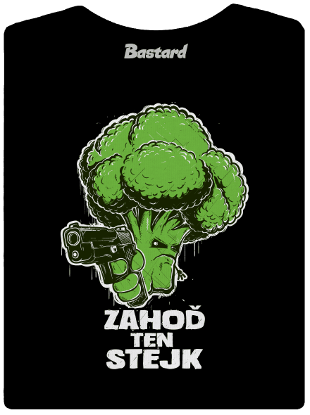 Zahoď ten stejk dámske tričko Black