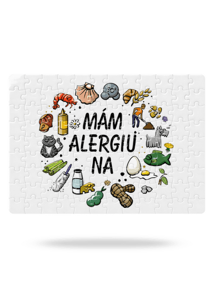 Mám alergiu na... + fix puzzle White