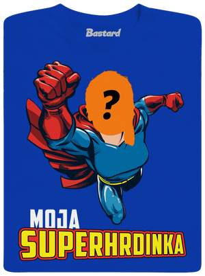 Moja superhrdinka pánske tričko Royal Blue