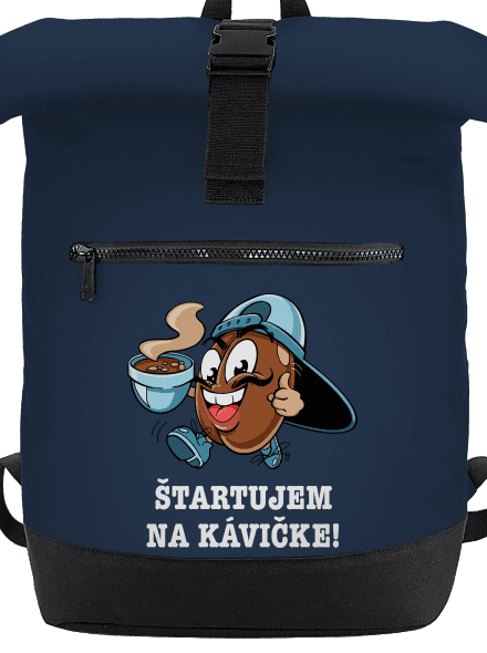 Štartujem na kávičke batoh French Navy