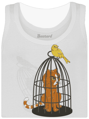 Vtáčia odplata dámske tielko klasické White