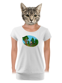 dámske tričko s lemom