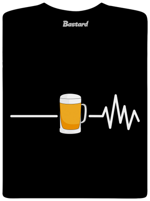 Beer help pánske dlhý rukáv Black