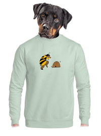 unisex mikina bez kapucne