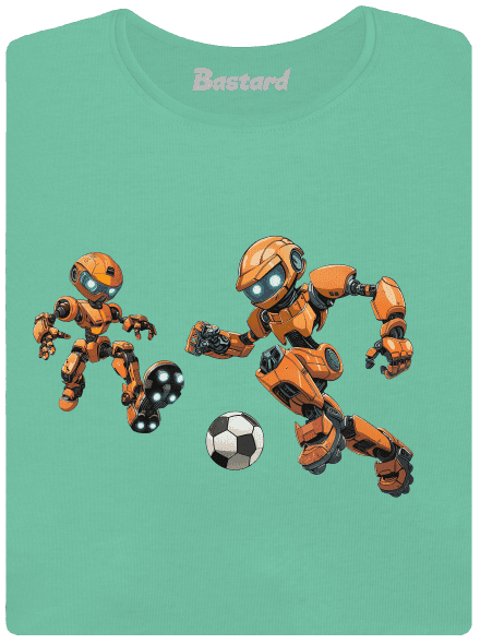AI futbal dámske tričko prémium Mint Mal