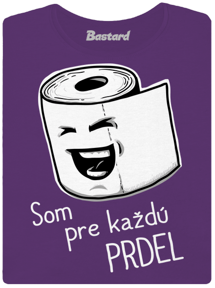 Prdel dámske tričko prémium Purple