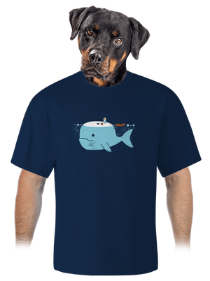 Rybárčenie unisex tričko oversized Midnight Blue