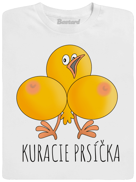 Kuracie prsíčka pánske dlhý rukáv White