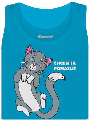 Chcem sa pomazliť dámske tielko klasické Blue Atol