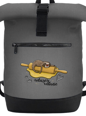 Milujem váľanie batoh Grey Marl