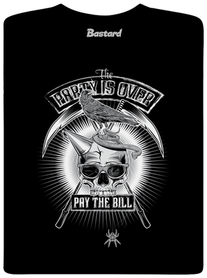 Party is over pánske tričko Black