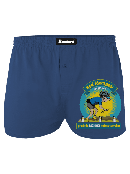 Závislosť na bicykli pánske trenky Blue