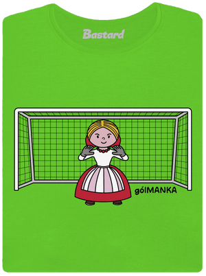 Gólmanka dámske tričko Apple Green