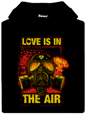 Love is in the Air dámska mikina klokanka Black