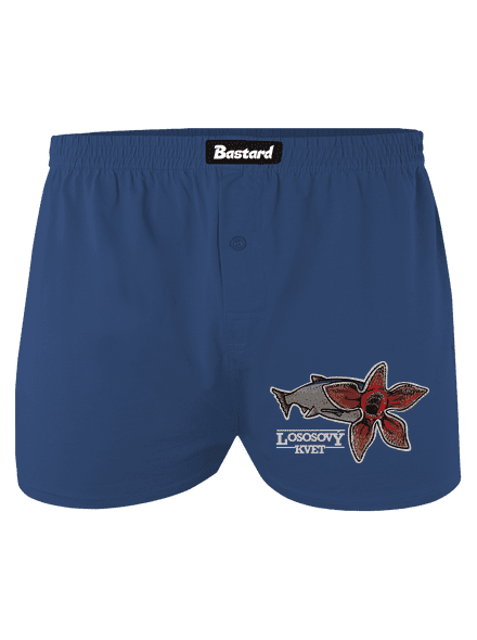 Lososový kvet pánske trenky Blue