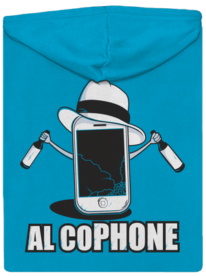 Al Cophone dámska mikina na zips Blue Atol