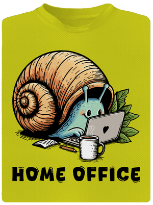 Slimákov home office pánske športové tričko Neon Yellow