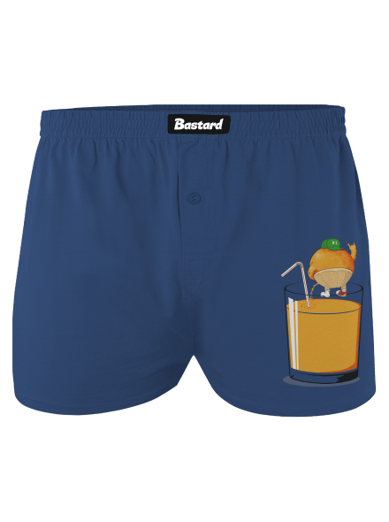 Opitý pomaranč pánske trenky Blue
