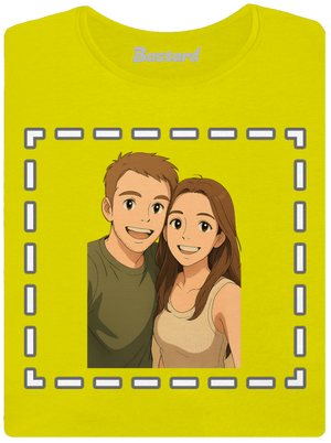 Ghibli efekt z vlastnej fotky dámske tričko prémium Lemon