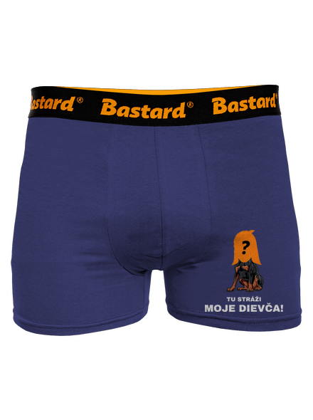 Tu strážim ja boxerky Blue Navy