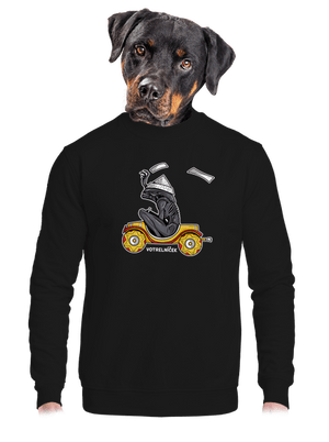 Votrelníček unisex mikina bez kapucne Black