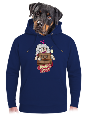 Osudová láska unisex mikina premium Navy