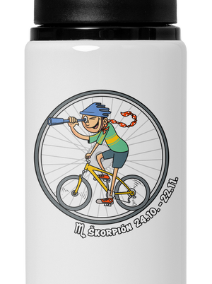 Cyklistický horoskop: Škorpión flaša na vodu White