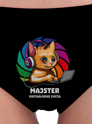Majster virtuálneho sveta dámske nohavičky Black