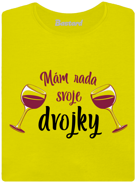Dvojky dámske tričko prémium Lemon