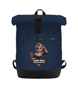 Super mama batoh French Navy