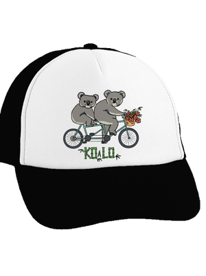 Koalo šiltovka truckerka Black cap