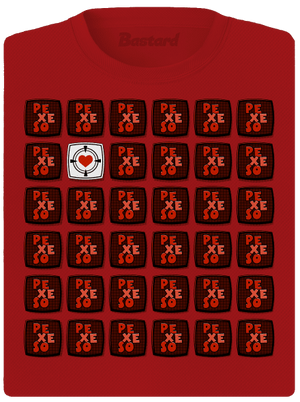 Pexeso dámske športové tričko Red Mal