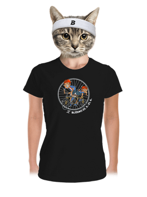 Cyklistický horoskop: Blíženci dámske športové tričko Black