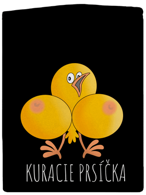 Kuracie prsíčka pánska mikina na zips Black