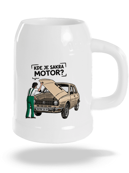 Kde je motor? polliter White