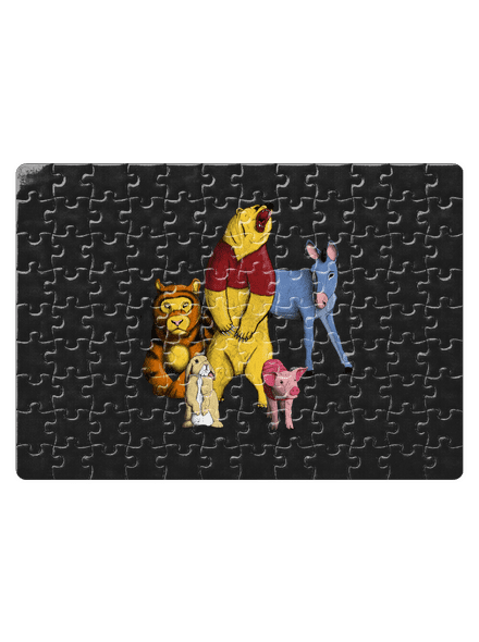 Medvedík puzzle White