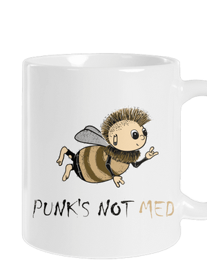 Punks Not Med klasický hrnček White