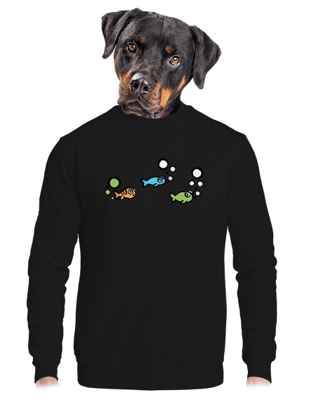 Nehoda unisex mikina bez kapucne Black