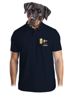 Pivečka pánska polokošeľa Navy Mal