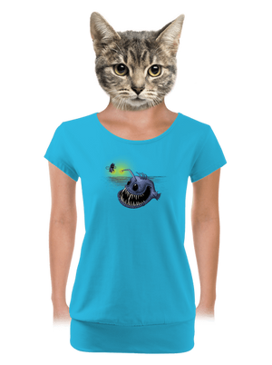 dámske tričko s lemom